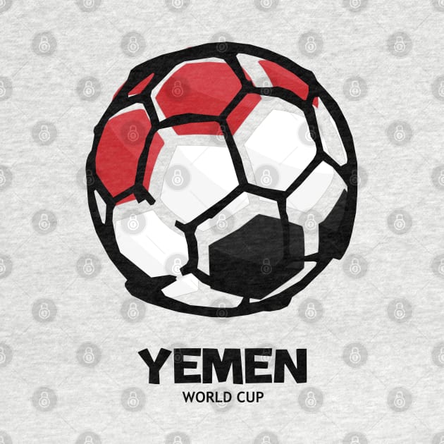 Yemen Football Country Flag by KewaleeTee